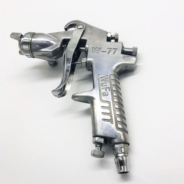 

dewabiss w77g spray paint gun 2.5mm 400ml up-pot airbrush airless spray gun for painting cars pneumatic tool air brush