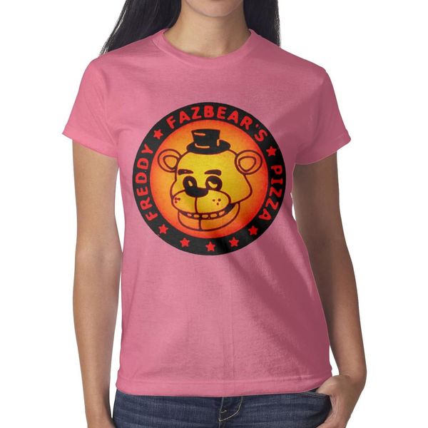 

five nights at freddy pink womens t shirt,shirts,t shirts,tee shirts printing cool t crazy band athletic t shirt, White