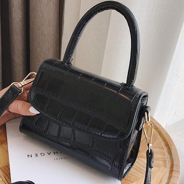 

retro crocodile pattern bags for women handbags shoulder bag alligator leather messenger bag shipping