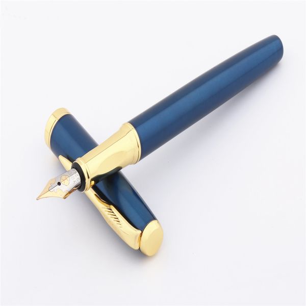 

luxury quality deep blue business office medium nib fountain pen new
