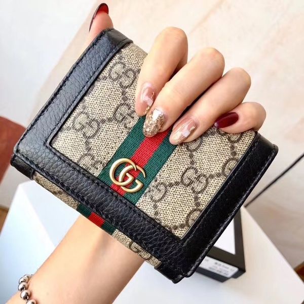 

807p60 luxurious new design button women short wallets female fashion zero purse european style lady casual clutchs with famous, Red;black