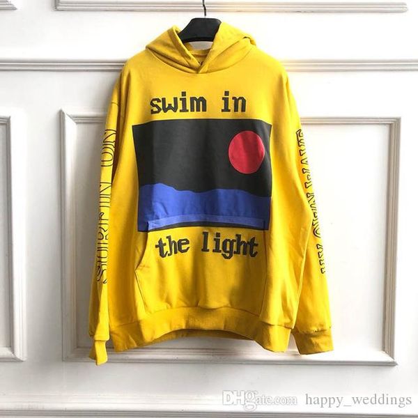 

kanye west hoodies men women1a:1 retro 3d loose casual foam printing sunday service holy spirit kid cudi kanye west pullover, Black
