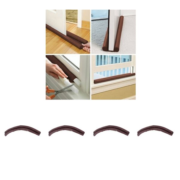 

4 pieces under door draft blocker draft noiseproof dustproof bottom seal