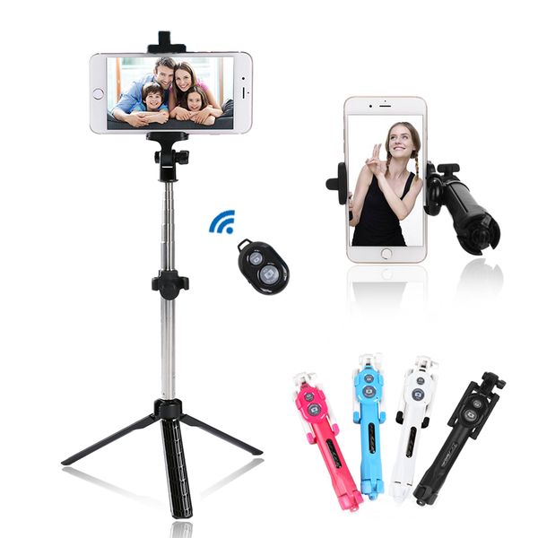 

универсальный беспроводной bluetooth-телефон селфи палки штативы выдвижные монопод с bluetooth-таймером пульт дистанционного управления для