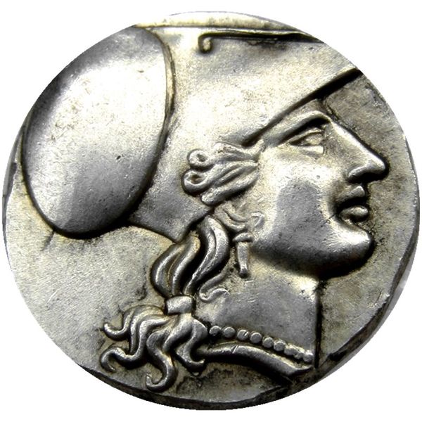 G (15) Редкая древнегреческая серебряная монета Коринф Статер из Сиракуз - копия монет 304 г. до н.э.