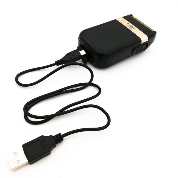 

kemei rechargeable cordless shaver for men twin blade reciprocating beard razor face care multifunction strong trimmer machine mouou