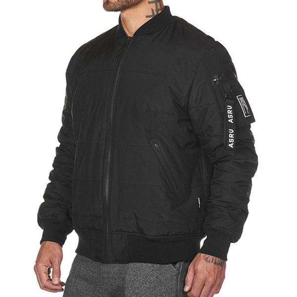 

2019 winter running jackets warm hoodies sport shirt windproof cotton fitness gym sports clothing sport men's sportswear, Black;red