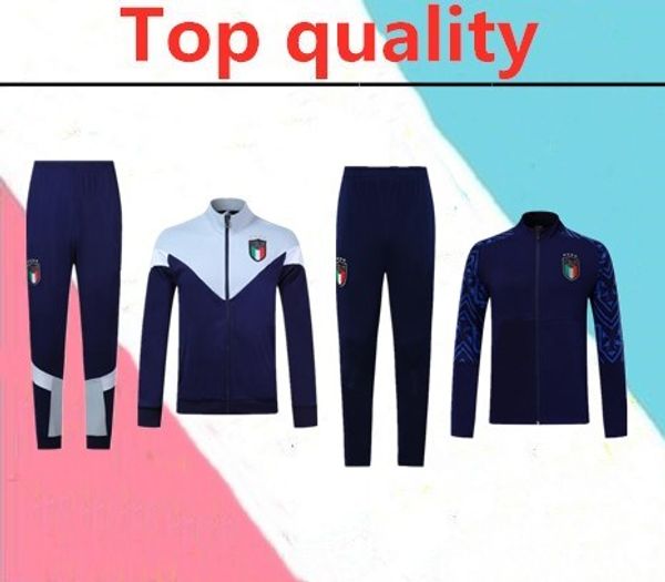 

2019 italy european soccer training suit jacket 19 20 verratti immobile long zipper training suit jacket, Black