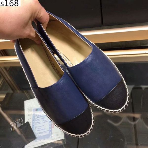 

classic fashion classic women summer sandals espadrilles fisherman shoes low heel leather leisure designer canvas sneakers size 35-42, Black