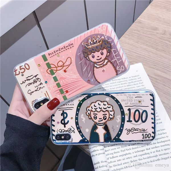 

good quality personality coin design style blu-ray soft silicon phone case for iphone 11 pro x xr xs max 6 7 8 plus drops of glue