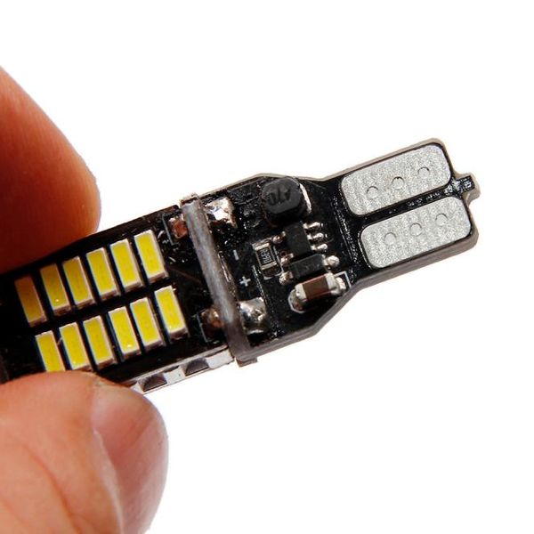 

2x t15 w16w 4014 30smd led 7w 12v 1200lm car turn singal brake slight bulb