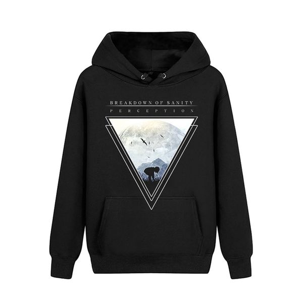 

3 designs breakdown of sanity pollover sweatshirt rock shell jacket black hoodies punk heavy metal sudadera demon death fleece
