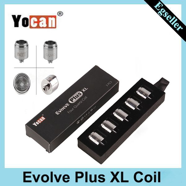 

Yocan Evolve Plus XL Wax QUAD Coil Quad Quatz Rod Катушки с катушки зажигания для Evolve Plus XL Dab Pen Kit Доставка Free0266167