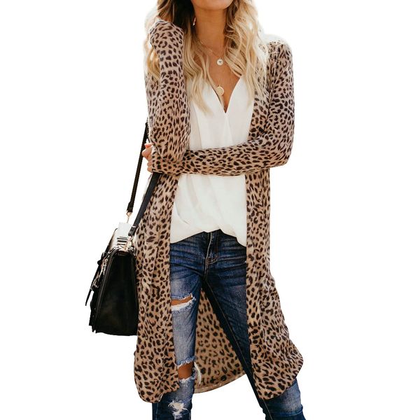 

holiday printed kimono daily summer casual beach long sleeve open front maxi women cardigan streetwear slim fit sexy, White