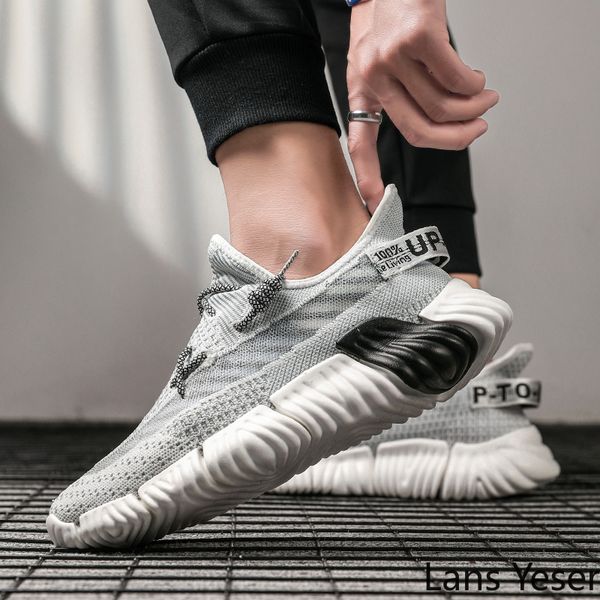 

fashion sports design running shoes for men's mesh breathable non-slip male sneakers zapatillas hombre tenis chaussure homme