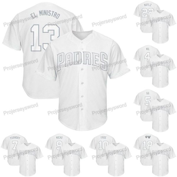 

San Diego Machado Manny 2019 Players Weekend Padres Jersey Wil Myers Greg Garcia Manuel Margot Luis Urias Hedges Austin Josh Naylor Jerseys