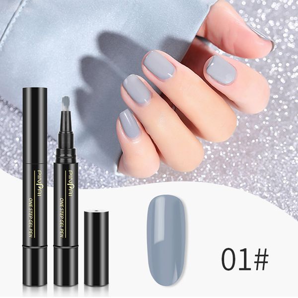 

1 pcs nail manicure gel varnish pen led uv gel polish nail art pencil v9-drop