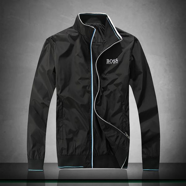 

bosses mens jacket designer designer jacket luxury embroidered logo stand collar classic jacket casual men jackets, Black;brown