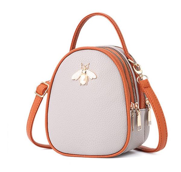 

designer crossbody bags women leather luxury handbags women bags designer tote shoulder bag lady handbag three zipper style/4