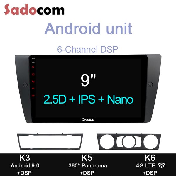 

dsp ips 9" 64gb rom 4g rom octa core car dvd player 4g lte gps map rds autoradio obd2 dvr tpms bluetooth android 8.1 for e90