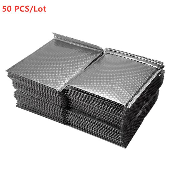 

50/30/10/5pcs/lot different specifications silver plating paper bubble envelopes bags mailers padded shipping envelope bubble ma