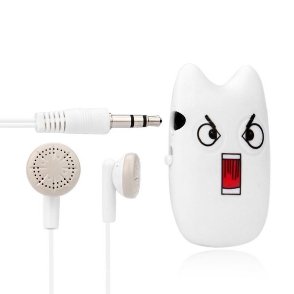 

overmal super cute facial expression usb mini mp3 player support 32gb micro sd tf card + earphone stylish design sport compact