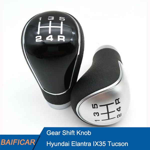 

baificar brand new high q 5 speed manual gear shift knob shifter gear stick for elantra 2003-12 tucson 04-14 ix35 10-12