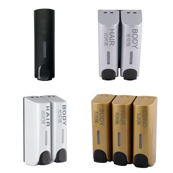 

bathroom single/double/triple soap dispenser wall-mount liquid soap container