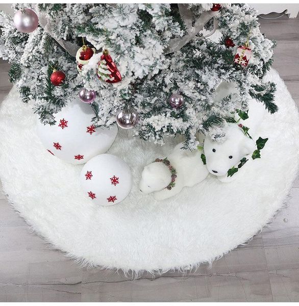 

white christmas tree skirt christmas tree carpet decorations
