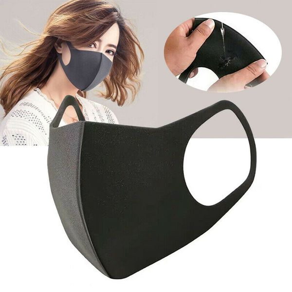 

2020 фондовом dhl пыле рот маска черный для взрослых мужчины женщины бег езда дышащий моющийся защитный ушной анти-респиратор zza1970