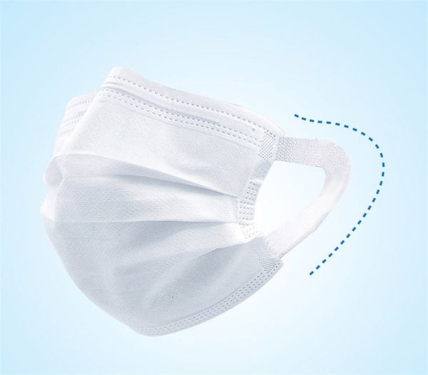 

одноразовые маски для взрослых 3 слоя защитная маска с продувкой расплава слой пыли маска розовый proof дышащий анти туман анти туман