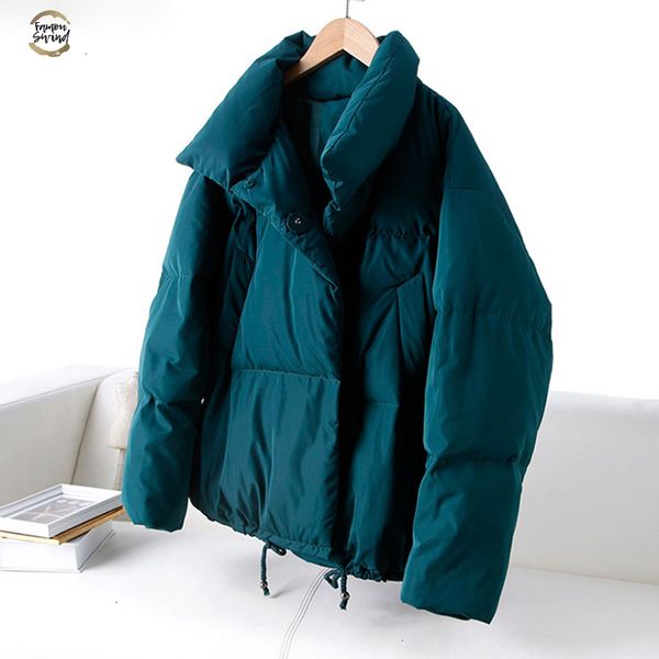 

autumn winter jacket women coat 2019 fashion female stand winter jacket women parka warm casual plus size overcoat, Black