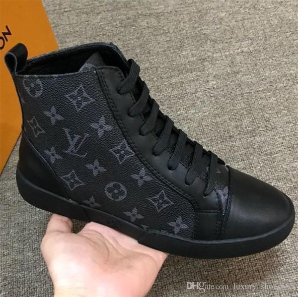 

aaa5 match up sneaker boot offshore mens leather high sneakers classic printed designer shoes fashion brand casual flats with b