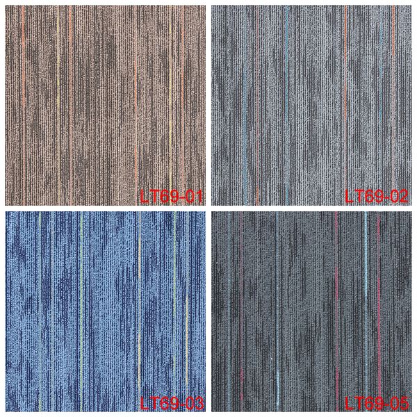 

10 цветов 19,7 * 19.7inch большой ковер engineering square commercial hotel corporate ковер diy home office spliceable ковер dh1186-3 т03