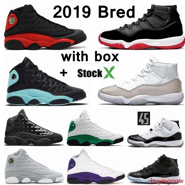 

13 13s man basketball shoes island green court purple 11 11s concord space jam cap and gown metallic silver mens sports sneaker trainers