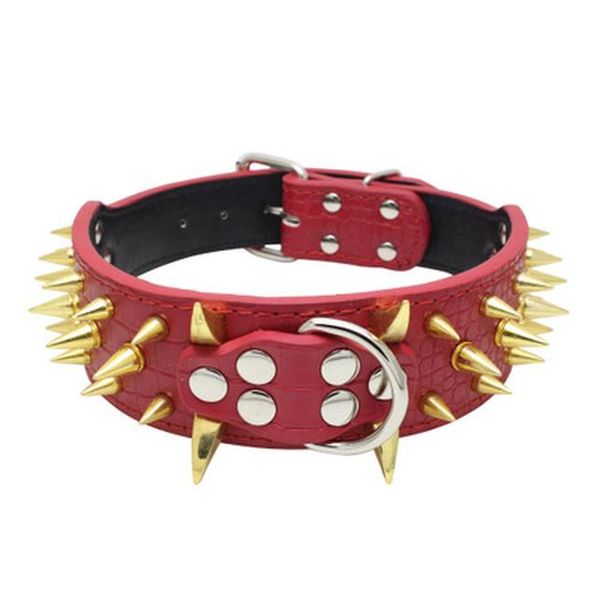 

золото шипастого pet harness цепи воротник лучшего ошейники salmon collari per кани 3-дюймового шипастой собак pet harness цепь ошейники bde