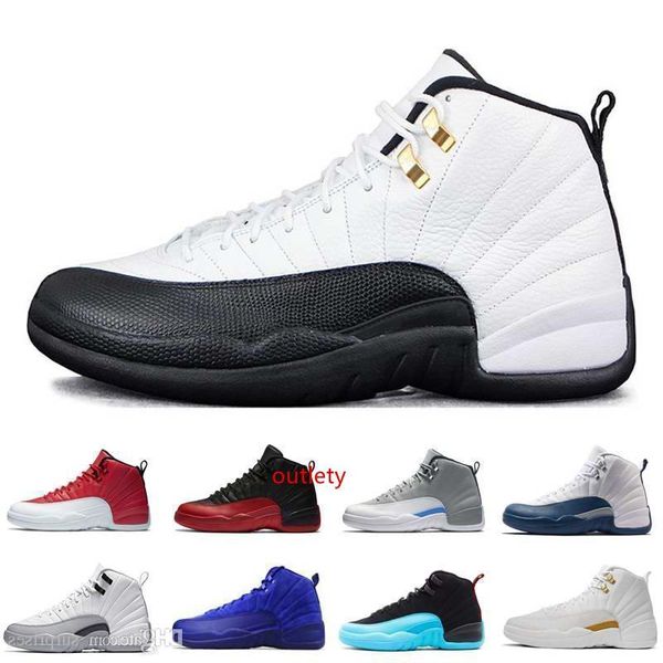 

shoes 12 xii man basketball shoes white gym red flu game taxi playoffs barons sneakers sports shoes the maste