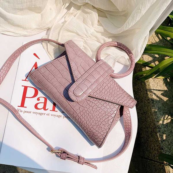 

elegant female small tote bag 2020 new high-quality pu leather women's handbag crocodile pattern shoulder messenger bag