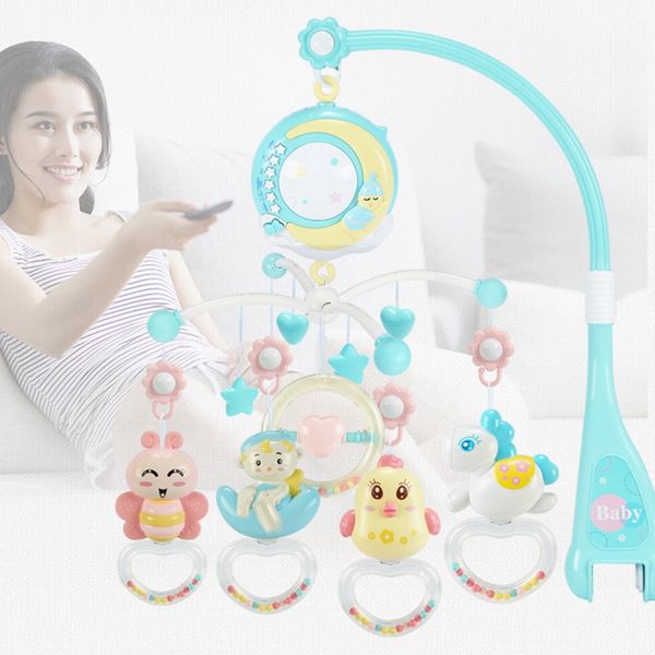 

baby rattles crib mobiles toy holder rotating crib mobile bed musical box projection 0-12 months newborn infant baby boy toys