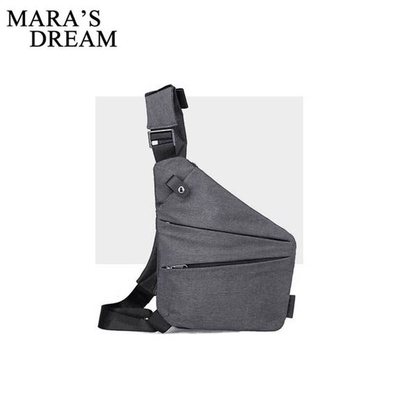 

mara's dream2020 oxford men's messenger bag trend chest bag multi-function gun digital storage anti-theft wear small