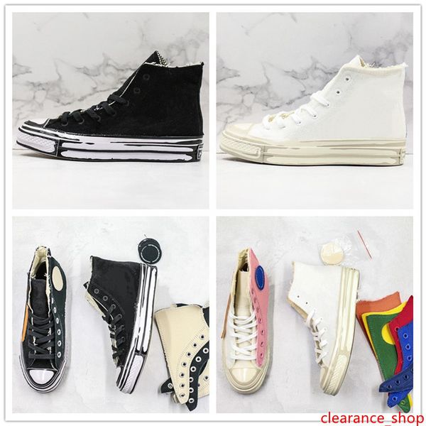 

chinatown market x conver jay chou skateboarding shoe black white star designer funny change casual canvas shoes
