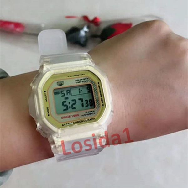 

2019 новые мужские спортивные часы G мода LED цифровой площади наручные часы Мужчины