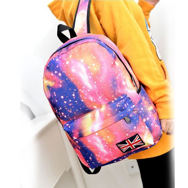 

colorful women's backpack for school teenagers girls luxury canvas travel school bag rucksack knapsack sac a dos femme #yj