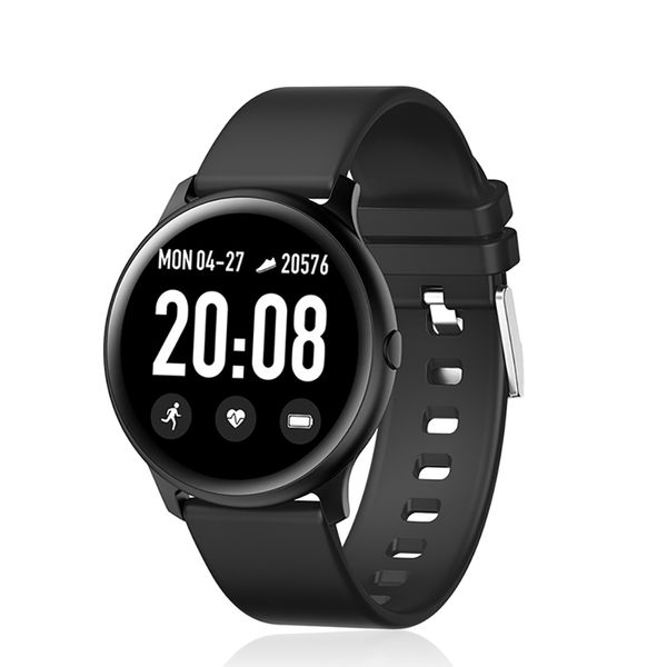 

kw19 women smart watch blood oxygen message reminder heart rate monitor men sport smartwatch fitness tracker for ios android