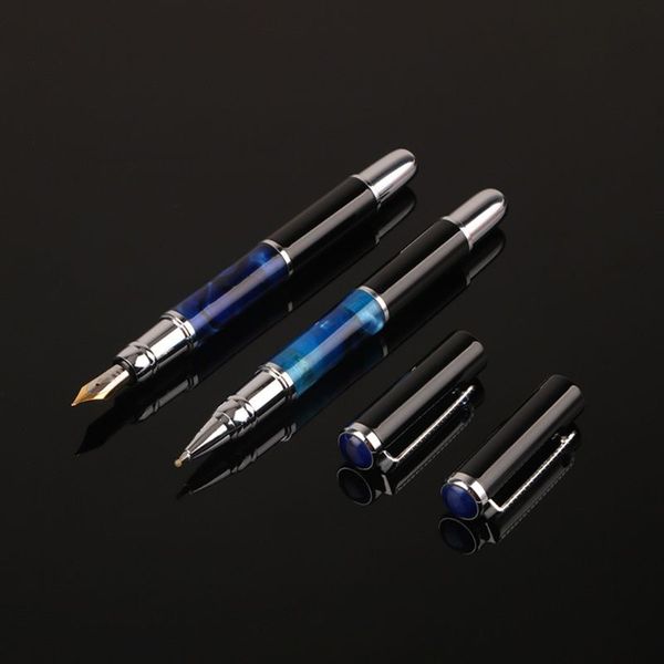 

luxury metal ballpoint fountain pen business student writing calligraphy office school supplies 0.5mm