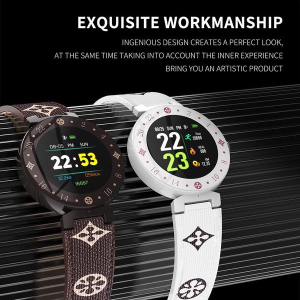 

fashion female smart wrist watch fitness tracker heart rate monitor blood pressure waterproof smart wristwatch women r88s smart bracelet