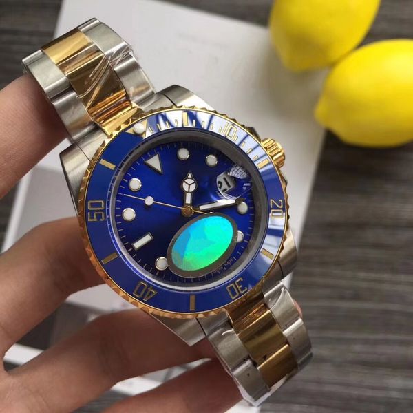 

2019 aaa fa hion luxury men 039 watch automatic mechanical ceramic ring tainle teel trap cla ic 40mm luxury black and blue men 039