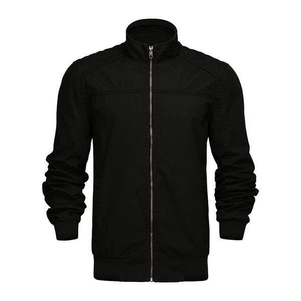 

2020 jacket men new fashion brand winter casual solid long sleeve warm zip pocket slim erkek mont chaquetas hombre veste homme, Black;brown