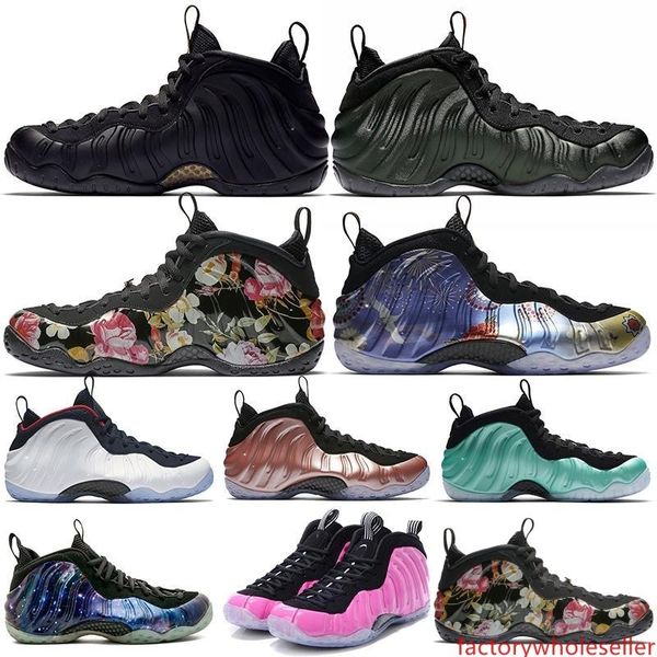 

2019 penny hardaway mens basketball shoes cny floral fleece habanero red sequoia eggplant rust pink foam sports sneakers 8-13 ing