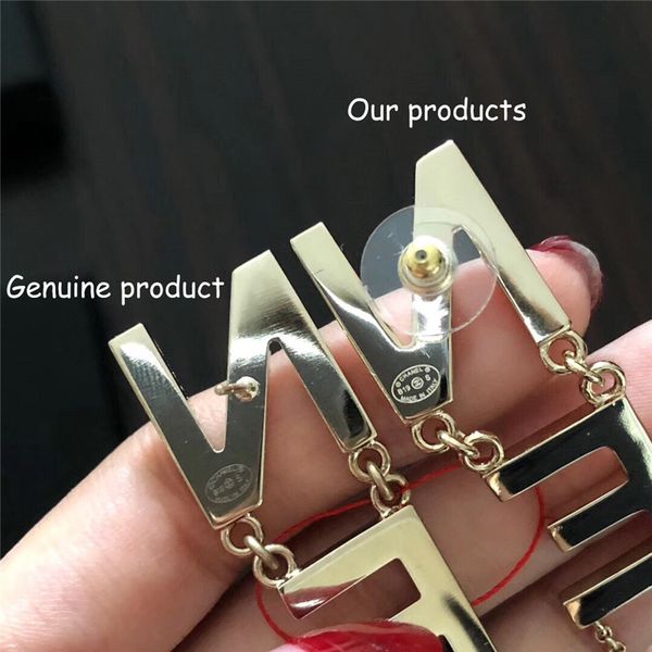 

2019 c letter printing earring fa hion women ear pendant gold earring cla ical banquet ear tud high quality